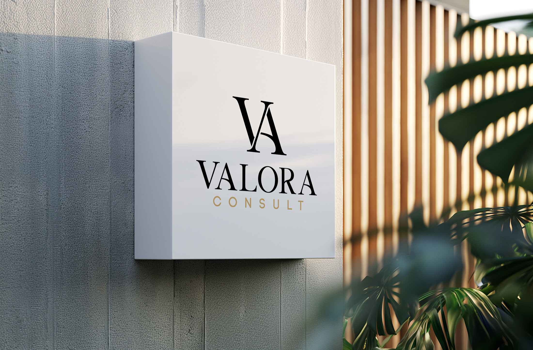 Дизайн на фирмено лого за Valora Consult